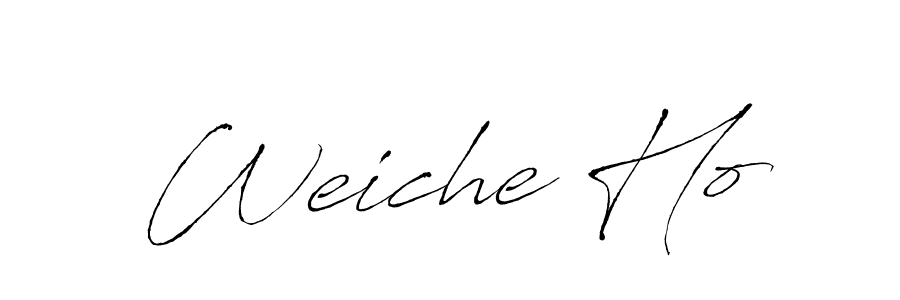 This is the best signature style for the Weiche Ho name. Also you like these signature font (Antro_Vectra). Mix name signature. Weiche Ho signature style 6 images and pictures png
