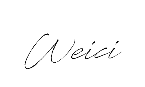It looks lik you need a new signature style for name Weici. Design unique handwritten (Antro_Vectra) signature with our free signature maker in just a few clicks. Weici signature style 6 images and pictures png