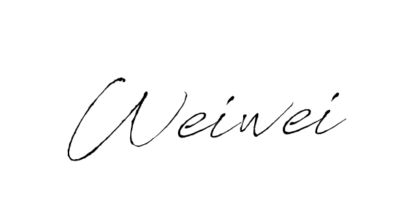 Weiwei stylish signature style. Best Handwritten Sign (Antro_Vectra) for my name. Handwritten Signature Collection Ideas for my name Weiwei. Weiwei signature style 6 images and pictures png