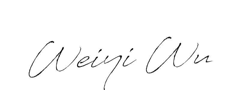 if you are searching for the best signature style for your name Weiyi Wu. so please give up your signature search. here we have designed multiple signature styles  using Antro_Vectra. Weiyi Wu signature style 6 images and pictures png