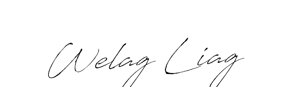 This is the best signature style for the Welag Liag name. Also you like these signature font (Antro_Vectra). Mix name signature. Welag Liag signature style 6 images and pictures png