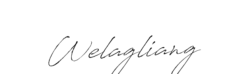 Once you've used our free online signature maker to create your best signature Antro_Vectra style, it's time to enjoy all of the benefits that Welagliang name signing documents. Welagliang signature style 6 images and pictures png