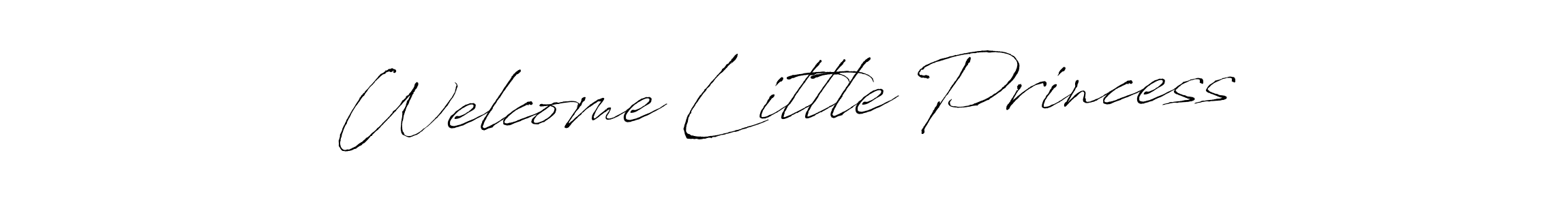 Create a beautiful signature design for name Welcome Little Princess. With this signature (Antro_Vectra) fonts, you can make a handwritten signature for free. Welcome Little Princess signature style 6 images and pictures png