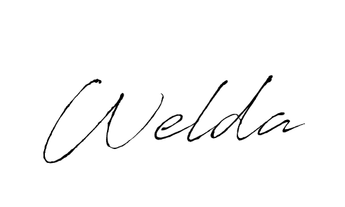 Once you've used our free online signature maker to create your best signature Antro_Vectra style, it's time to enjoy all of the benefits that Welda name signing documents. Welda signature style 6 images and pictures png