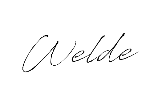 It looks lik you need a new signature style for name Welde. Design unique handwritten (Antro_Vectra) signature with our free signature maker in just a few clicks. Welde signature style 6 images and pictures png