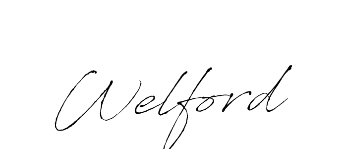 You should practise on your own different ways (Antro_Vectra) to write your name (Welford) in signature. don't let someone else do it for you. Welford signature style 6 images and pictures png