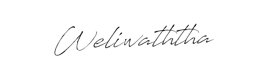 How to make Weliwaththa name signature. Use Antro_Vectra style for creating short signs online. This is the latest handwritten sign. Weliwaththa signature style 6 images and pictures png