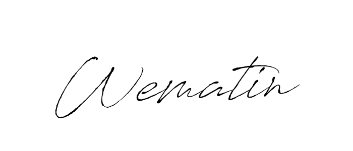 Once you've used our free online signature maker to create your best signature Antro_Vectra style, it's time to enjoy all of the benefits that Wematin name signing documents. Wematin signature style 6 images and pictures png