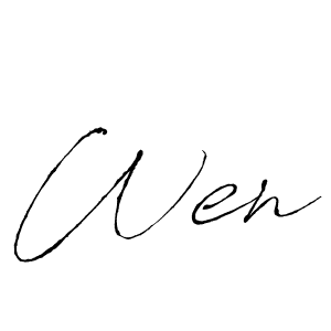 Also You can easily find your signature by using the search form. We will create Wen name handwritten signature images for you free of cost using Antro_Vectra sign style. Wen signature style 6 images and pictures png