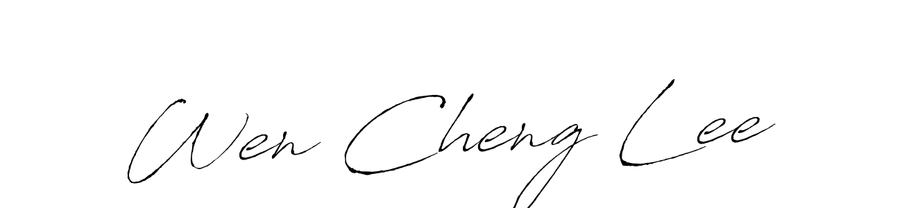 You should practise on your own different ways (Antro_Vectra) to write your name (Wen Cheng Lee) in signature. don't let someone else do it for you. Wen Cheng Lee signature style 6 images and pictures png