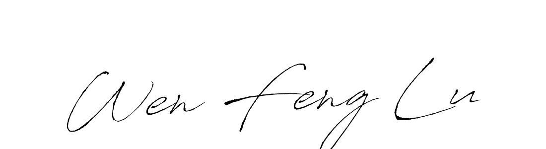 How to Draw Wen Feng Lu signature style? Antro_Vectra is a latest design signature styles for name Wen Feng Lu. Wen Feng Lu signature style 6 images and pictures png