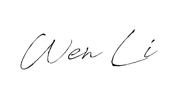 Similarly Antro_Vectra is the best handwritten signature design. Signature creator online .You can use it as an online autograph creator for name Wen Li. Wen Li signature style 6 images and pictures png