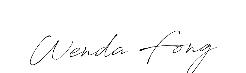 Once you've used our free online signature maker to create your best signature Antro_Vectra style, it's time to enjoy all of the benefits that Wenda Fong name signing documents. Wenda Fong signature style 6 images and pictures png