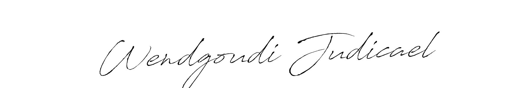 Design your own signature with our free online signature maker. With this signature software, you can create a handwritten (Antro_Vectra) signature for name Wendgoudi Judicael. Wendgoudi Judicael signature style 6 images and pictures png