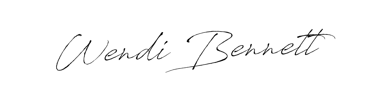 Also we have Wendi Bennett name is the best signature style. Create professional handwritten signature collection using Antro_Vectra autograph style. Wendi Bennett signature style 6 images and pictures png