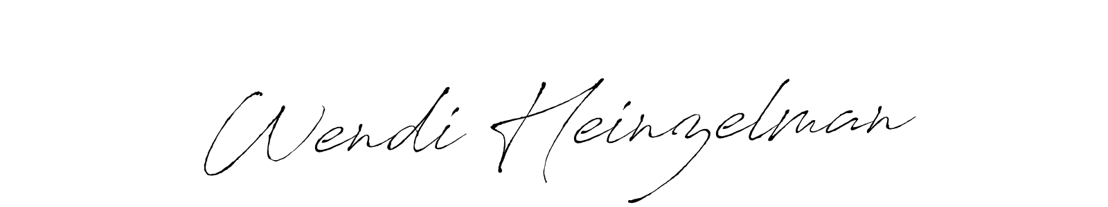 Create a beautiful signature design for name Wendi Heinzelman. With this signature (Antro_Vectra) fonts, you can make a handwritten signature for free. Wendi Heinzelman signature style 6 images and pictures png
