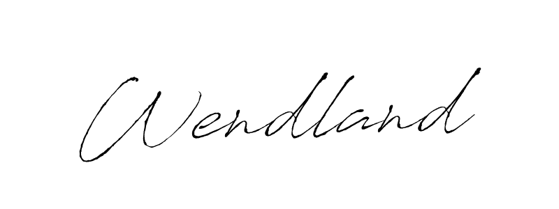 How to make Wendland name signature. Use Antro_Vectra style for creating short signs online. This is the latest handwritten sign. Wendland signature style 6 images and pictures png