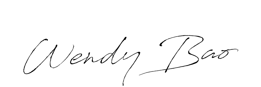 Make a beautiful signature design for name Wendy Bao. Use this online signature maker to create a handwritten signature for free. Wendy Bao signature style 6 images and pictures png