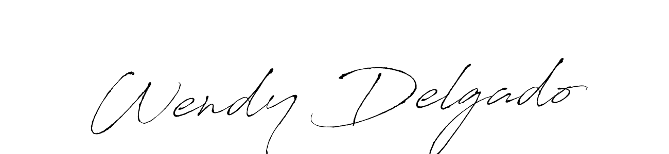 Antro_Vectra is a professional signature style that is perfect for those who want to add a touch of class to their signature. It is also a great choice for those who want to make their signature more unique. Get Wendy Delgado name to fancy signature for free. Wendy Delgado signature style 6 images and pictures png