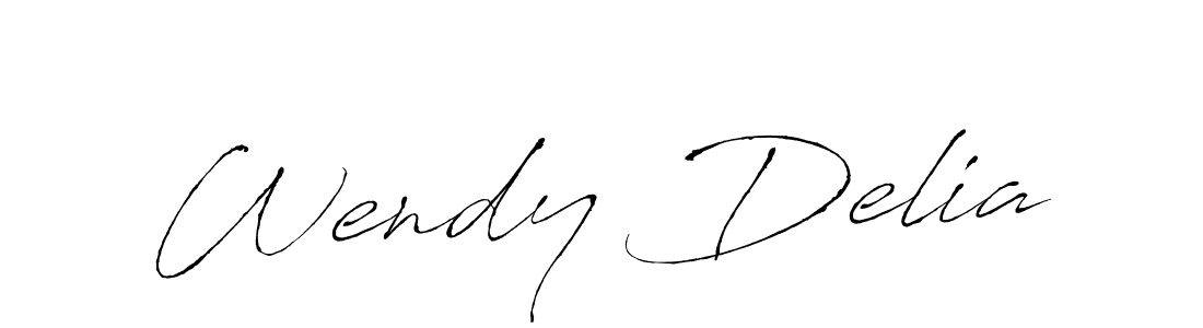 Create a beautiful signature design for name Wendy Delia. With this signature (Antro_Vectra) fonts, you can make a handwritten signature for free. Wendy Delia signature style 6 images and pictures png