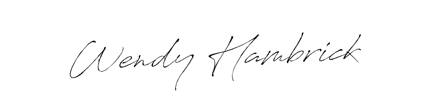 if you are searching for the best signature style for your name Wendy Hambrick. so please give up your signature search. here we have designed multiple signature styles  using Antro_Vectra. Wendy Hambrick signature style 6 images and pictures png
