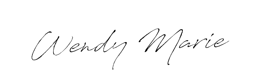 The best way (Antro_Vectra) to make a short signature is to pick only two or three words in your name. The name Wendy Marie include a total of six letters. For converting this name. Wendy Marie signature style 6 images and pictures png