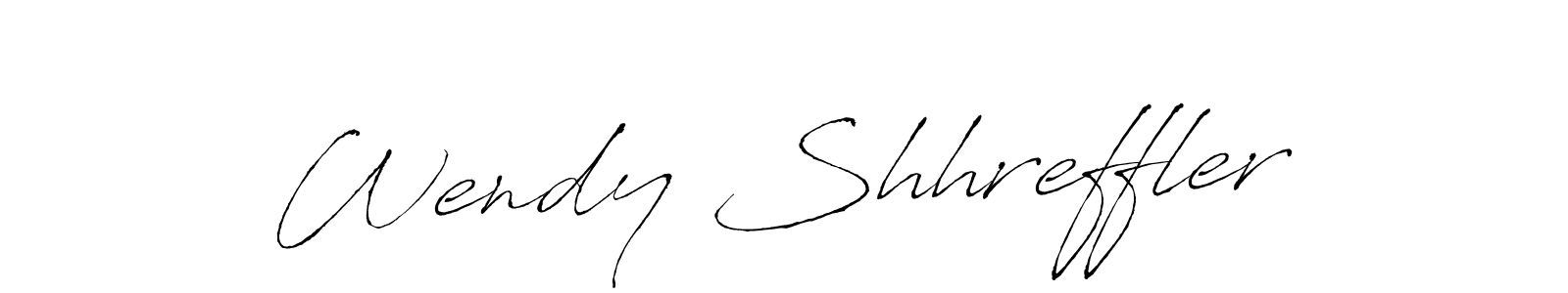 Make a beautiful signature design for name Wendy Shhreffler. With this signature (Antro_Vectra) style, you can create a handwritten signature for free. Wendy Shhreffler signature style 6 images and pictures png