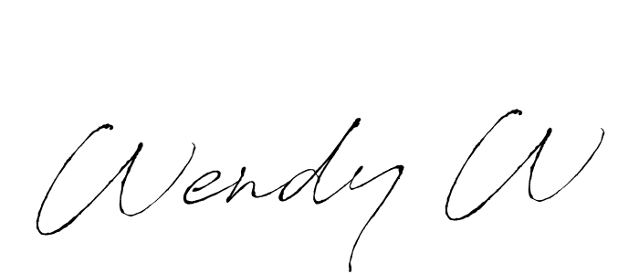 How to Draw Wendy W signature style? Antro_Vectra is a latest design signature styles for name Wendy W. Wendy W signature style 6 images and pictures png