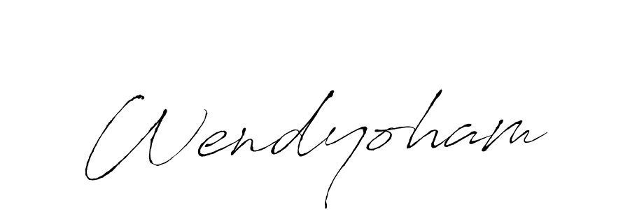 Antro_Vectra is a professional signature style that is perfect for those who want to add a touch of class to their signature. It is also a great choice for those who want to make their signature more unique. Get Wendyoham name to fancy signature for free. Wendyoham signature style 6 images and pictures png