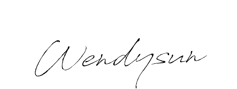 Also we have Wendysun name is the best signature style. Create professional handwritten signature collection using Antro_Vectra autograph style. Wendysun signature style 6 images and pictures png