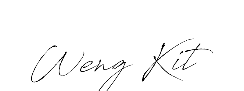 The best way (Antro_Vectra) to make a short signature is to pick only two or three words in your name. The name Weng Kit include a total of six letters. For converting this name. Weng Kit signature style 6 images and pictures png