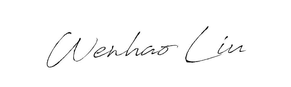 Also You can easily find your signature by using the search form. We will create Wenhao Liu name handwritten signature images for you free of cost using Antro_Vectra sign style. Wenhao Liu signature style 6 images and pictures png