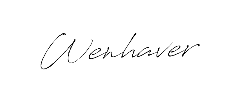 It looks lik you need a new signature style for name Wenhaver. Design unique handwritten (Antro_Vectra) signature with our free signature maker in just a few clicks. Wenhaver signature style 6 images and pictures png