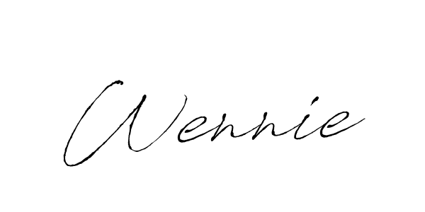 Here are the top 10 professional signature styles for the name Wennie. These are the best autograph styles you can use for your name. Wennie signature style 6 images and pictures png