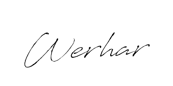 Best and Professional Signature Style for Werhar. Antro_Vectra Best Signature Style Collection. Werhar signature style 6 images and pictures png