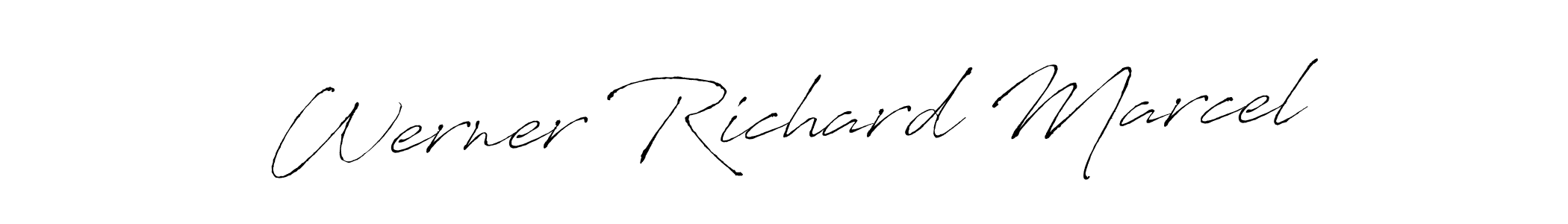Make a beautiful signature design for name Werner Richard Marcel. Use this online signature maker to create a handwritten signature for free. Werner Richard Marcel signature style 6 images and pictures png