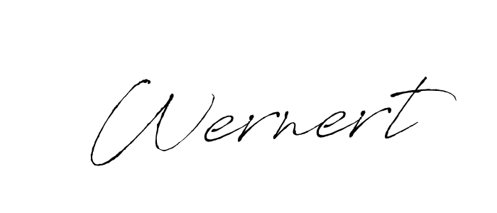 Make a beautiful signature design for name Wernert. With this signature (Antro_Vectra) style, you can create a handwritten signature for free. Wernert signature style 6 images and pictures png