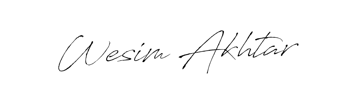 The best way (Antro_Vectra) to make a short signature is to pick only two or three words in your name. The name Wesim Akhtar include a total of six letters. For converting this name. Wesim Akhtar signature style 6 images and pictures png