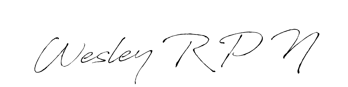Best and Professional Signature Style for Wesley R P N. Antro_Vectra Best Signature Style Collection. Wesley R P N signature style 6 images and pictures png