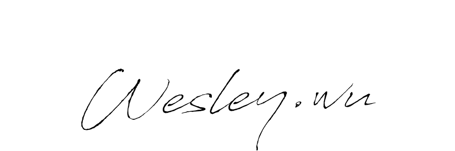 You should practise on your own different ways (Antro_Vectra) to write your name (Wesley.wu) in signature. don't let someone else do it for you. Wesley.wu signature style 6 images and pictures png