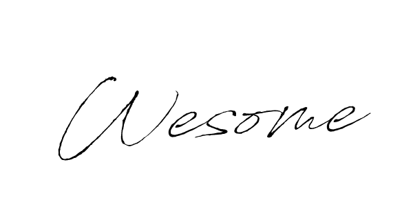 How to Draw Wesome signature style? Antro_Vectra is a latest design signature styles for name Wesome. Wesome signature style 6 images and pictures png
