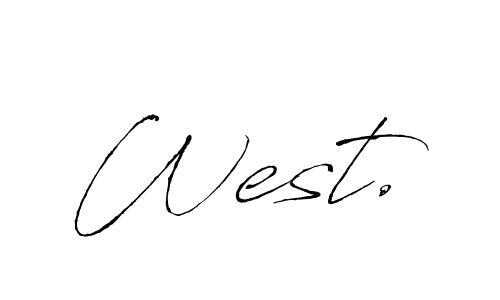 Design your own signature with our free online signature maker. With this signature software, you can create a handwritten (Antro_Vectra) signature for name West.. West. signature style 6 images and pictures png