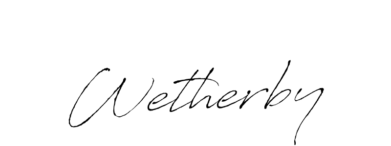 How to make Wetherby signature? Antro_Vectra is a professional autograph style. Create handwritten signature for Wetherby name. Wetherby signature style 6 images and pictures png