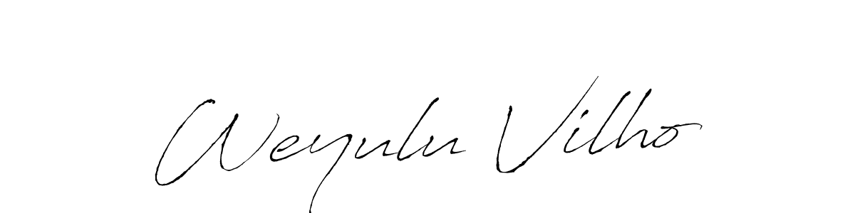 This is the best signature style for the Weyulu Vilho name. Also you like these signature font (Antro_Vectra). Mix name signature. Weyulu Vilho signature style 6 images and pictures png