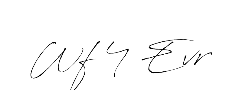 Create a beautiful signature design for name Wf 4 Evr. With this signature (Antro_Vectra) fonts, you can make a handwritten signature for free. Wf 4 Evr signature style 6 images and pictures png