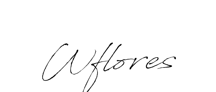 Create a beautiful signature design for name Wflores. With this signature (Antro_Vectra) fonts, you can make a handwritten signature for free. Wflores signature style 6 images and pictures png
