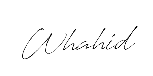 Also we have Whahid name is the best signature style. Create professional handwritten signature collection using Antro_Vectra autograph style. Whahid signature style 6 images and pictures png