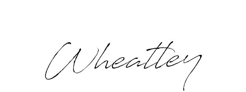 Create a beautiful signature design for name Wheatley. With this signature (Antro_Vectra) fonts, you can make a handwritten signature for free. Wheatley signature style 6 images and pictures png