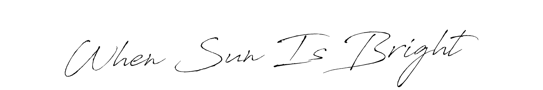 This is the best signature style for the When Sun Is Bright name. Also you like these signature font (Antro_Vectra). Mix name signature. When Sun Is Bright signature style 6 images and pictures png