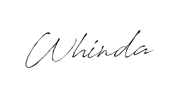 How to make Whinda name signature. Use Antro_Vectra style for creating short signs online. This is the latest handwritten sign. Whinda signature style 6 images and pictures png